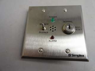 NEW SIMPLEX 4098 9842 FIRE ALARM DETECTOR REMOTE DUCT CONTROL STATION 