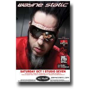  Wayne Static Poster   Concert Flyer   Sea Oct 11