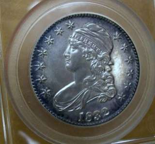 1832 Capped Bust Silver Half Dollar   CH BU   