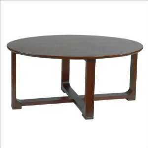  Selamat Designs Cuban Oval Wood Coffee Table in Mahogany 