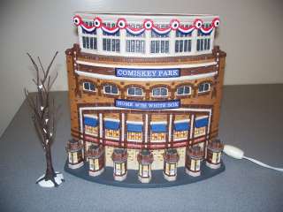 DEPARTMENT 56 CHRISTMAS IN THE CITY OLD COMISKEY PARK CHICAGO WHITE 