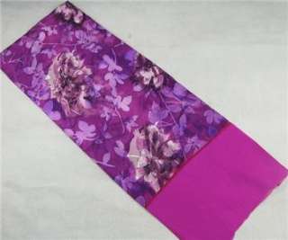 Dozen Wholesale Oblong Chiffon Silk Scarf Art Flowers  