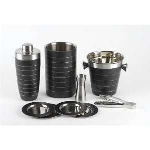  Cocktail Set Black   9 Pieces