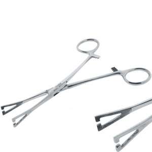 New 6 Pennington Forceps Slotted Clamp Standard Piercing Tool  
