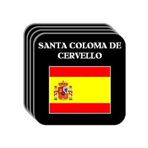   Espana]   SANTA COLOMA DE CERVELLO Set of 4 Mini Mousepad Coasters