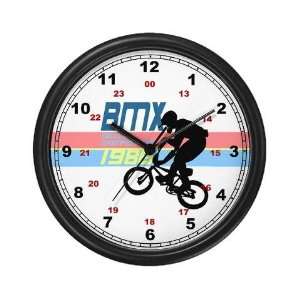  1980s BMX Sports Wall Clock by  