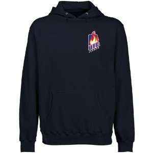NCAA UIC Flames Navy Blue Chest Hit Logo Lightweight Pullover Hoody 