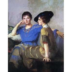   Edmund Charles Tarbell   24 x 32 inches   The Sisters
