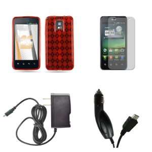   Skin Case Cover + Atom LED Keychain Light + Screen Protector + Wall