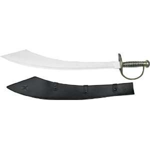  28 PIRATE SCIMITAR SWORD WITH FAUX LEAT Sports 