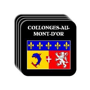 Rhone Alpes   COLLONGES AU MONT DOR Set of 4 Mini Mousepad Coasters