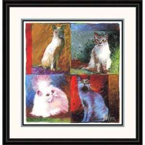  Cats,Montage by Stephen Teeter   Framed Artwork