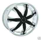 22 SHOOZ 009 CHROME WHEELS (ALL FITMENTS) PLAYER RUFF