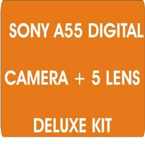  18 55mm f/3.5 5.6 Zoom Lens + Sigma 70 300mm Zoom Lens + Sony 50mm 