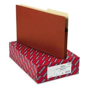  Redrope File Pockets, Paper Gusset, Legal, 2/5 Cut, 1 3/4 