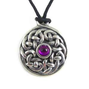  Sidhe Knot Celtic Mysteries Pewter Pendant on Corded 