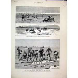 1884 Soudan Relief Tokar Washing Mud Swamps Trinkitat  