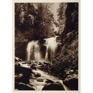  1926 Shuswap Falls British Columbia Canada Photogravure 