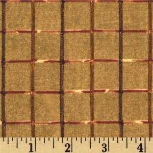   Trails Flanne Plaid Tan Fabric By The Yard Arts, Crafts & Sewing