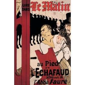   Scaffold) by Henri de Toulouse Lautrec 12x18