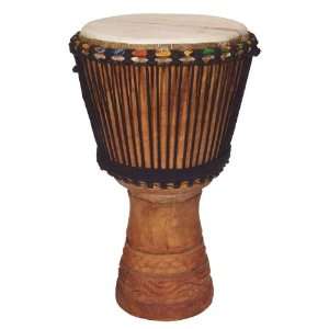  Djembe Drum   Ivory Coast 13.5 X 25 Musical Instruments