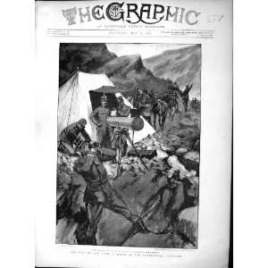  1897 War Scene Turco Greek Frontier Meluna Soldiers