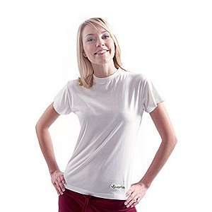   Organic Cotton Workout T shirt   Off White