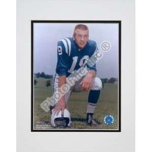  Johnny Unitas Double Matted 8 X 10 Photograph (Unframed 