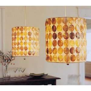  Pendant Lamp, Champagne Shell