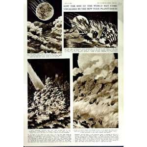  1949 NEW YORK PLANETARIUM METEORITE SUN ASTRONOMY