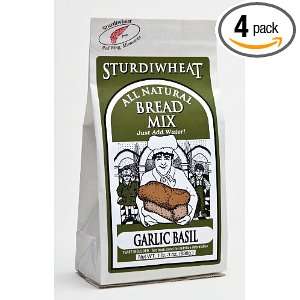Sturdiwheat All Natural Bread Mix, Garlic Basil, 19 Ounce Package 