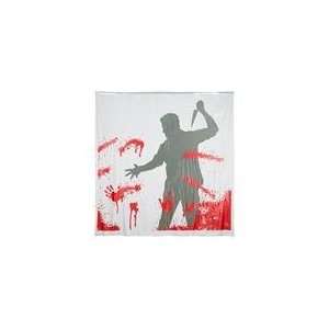  Man with Knife Shower Curtain with Sound