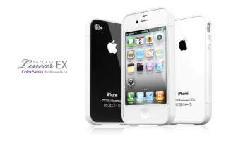 SGP Linear EX Color Series Case [Infinity White] for Apple iPhone 4S 
