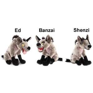   Gift Set featuring 11 Ed, Banzai and Shenzi Plush Dolls Toys & Games