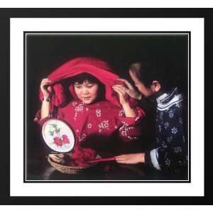 Shen, Han Wu 21x20 Framed and Double Matted Children at night with red 