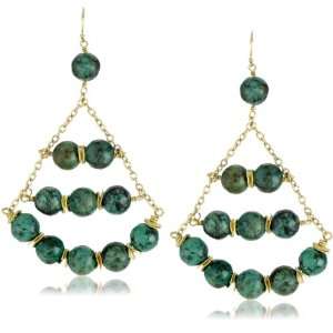  MINU Jewels Turquoise Vermeil Chandelier Earrings Jewelry