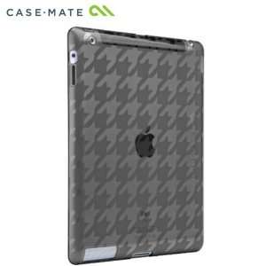 com Case Mate Grey Gelli Houndstooth Rubber Case Skin for Apple iPad 