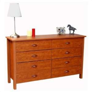  8 Drawer low boy Beadboard Chest Nouvelle in Pine by 