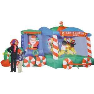   Lawn Train Inflatable Animated Carousel 12 Feet Long