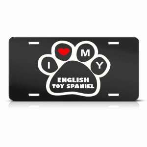  English Toy Spaniel Dog Dogs Novelty Animal Metal License 