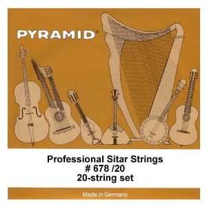  Sitar String Set By Pyramid, 7 string Musical Instruments
