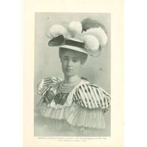  1898 Print Cornelia Countess of Craven Miss Bradley Martin 