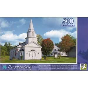  Puzzlebug 500 White Church Shaker Village of Canterbury 