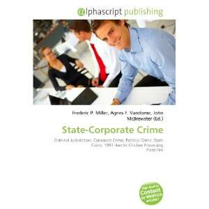 State Corporate Crime (9786132895271) Books
