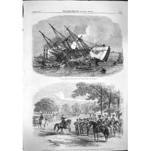   1862 IRON SHIP GANGES THAMES SHADWELL SHRUBLAND HILL