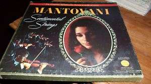 MANTOVANI SENTIMENTAL STRINGS 5 LP BOX SET  