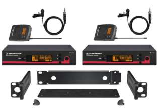 Sennheiser Combo Kit, 2 EW Wireless Lavalier Mic Systems from 