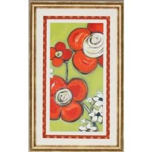  Paragon 4316 Funky Flowers by Weigel Florals Art (Set of 2 