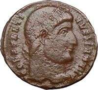 CONSTANTINE I the GREAT 327AD Authentic Ancient Roman Coin ROMA Very 