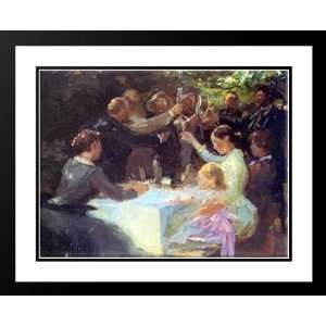  Kroyer, Peder Severin 36x28 Framed and Double Matted Study 